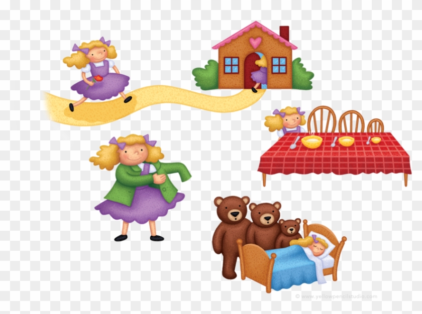 Goldilocks And The Three Bears Clip Art Library 2271