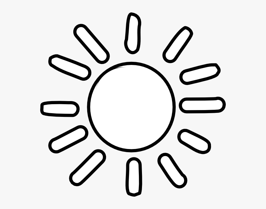 Sun Coloring Page - Free Printable Clipart for Kids & Teachers