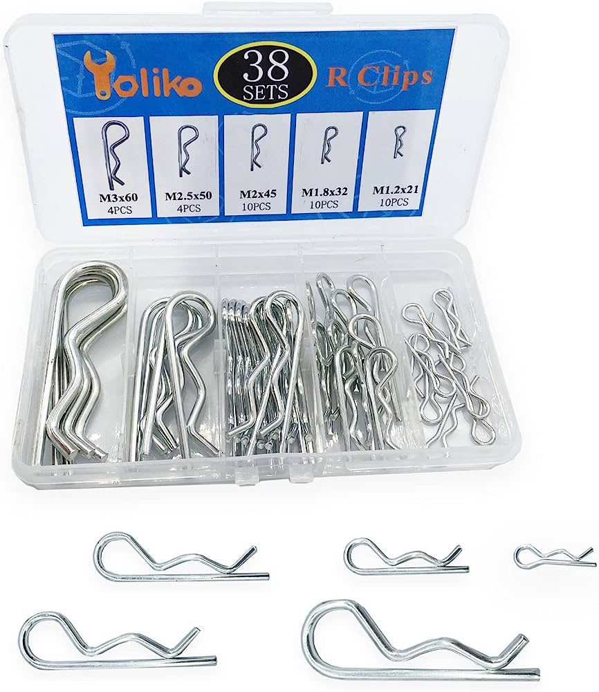 thumbnail image 2 of Keenso 50-Piece Round Lock Pin Kit - Multiple Sizes For Tractors, Trucks & Trailers, High Steel Construction 2 of 14