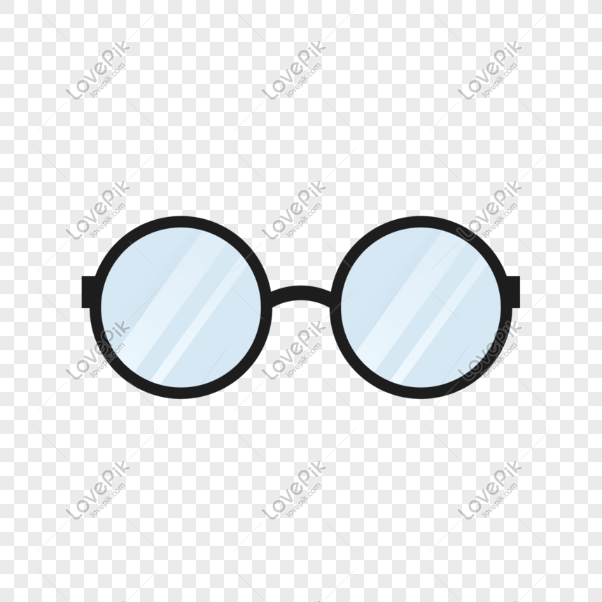 Round Glasses Frames Clipart - Round Glasses Transparent - Clip Art Library