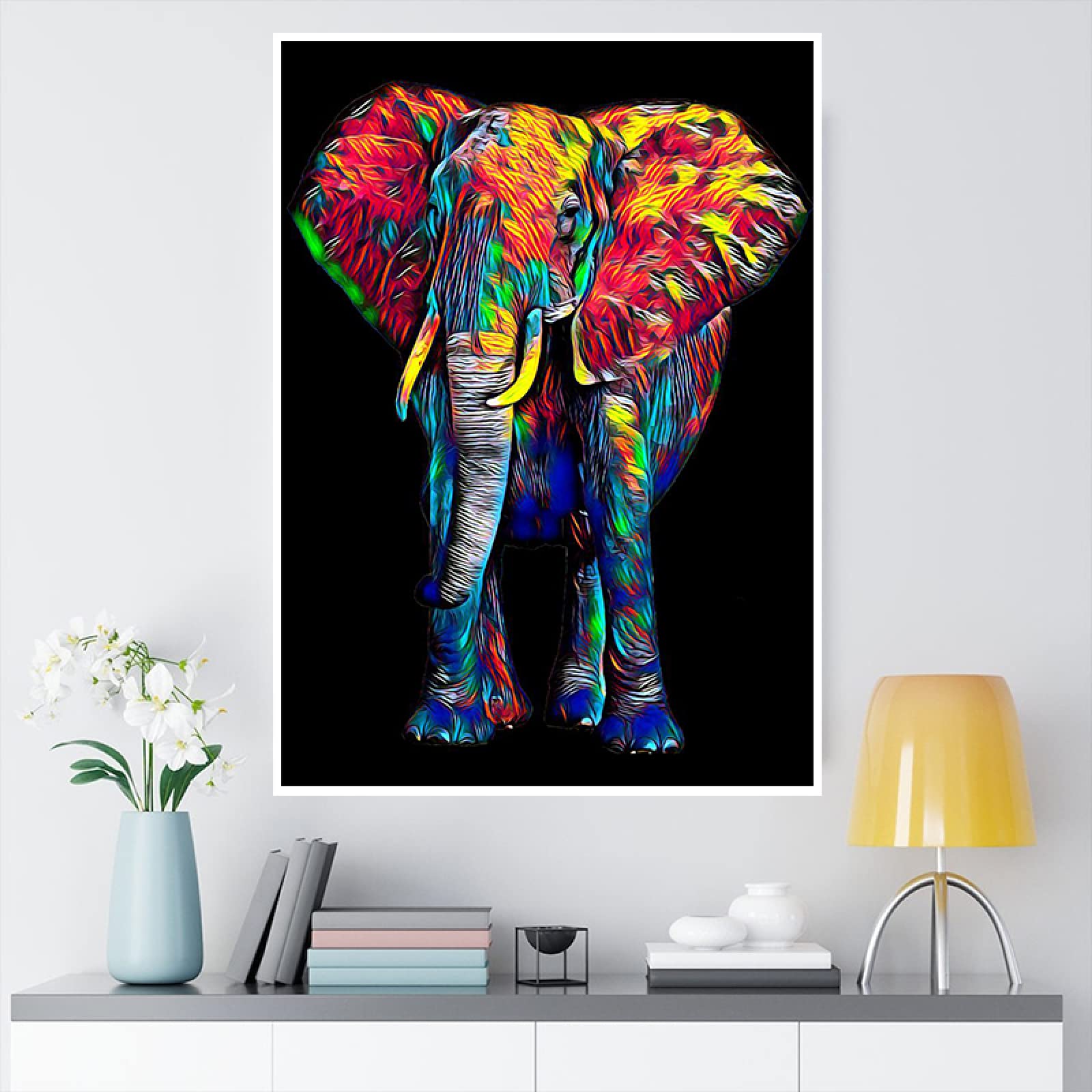 colorful elephants - Clip Art Library