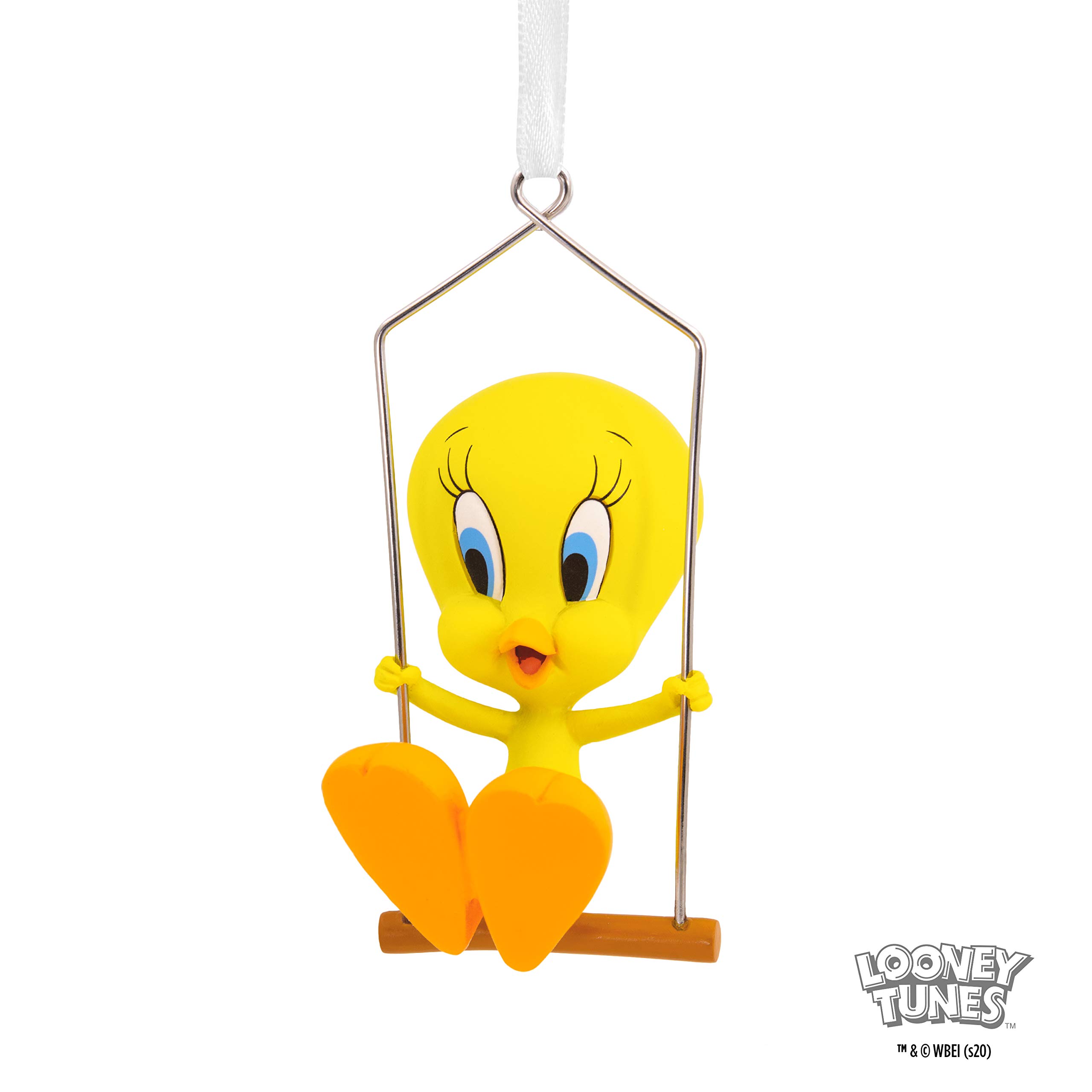 Tweety Bird Swing Ornament - Official Looney Tunes Holiday Decor