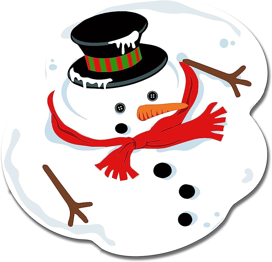 Melting Snowman Instant Digital Download Svg Png Eps Dxf - Clip Art Library