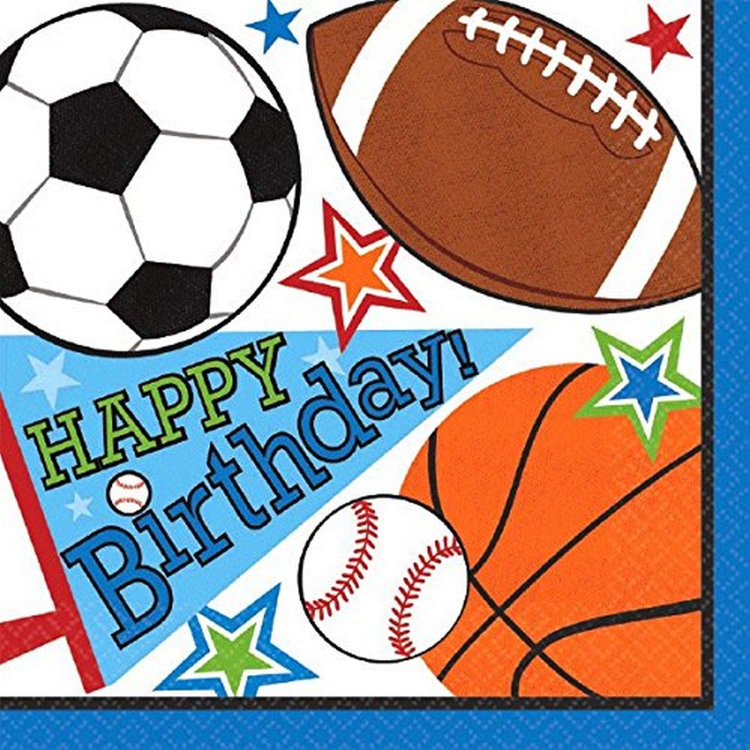 Happy Birthday Clip Art Birthday Clipart Sports Theme - Clipart Library ...