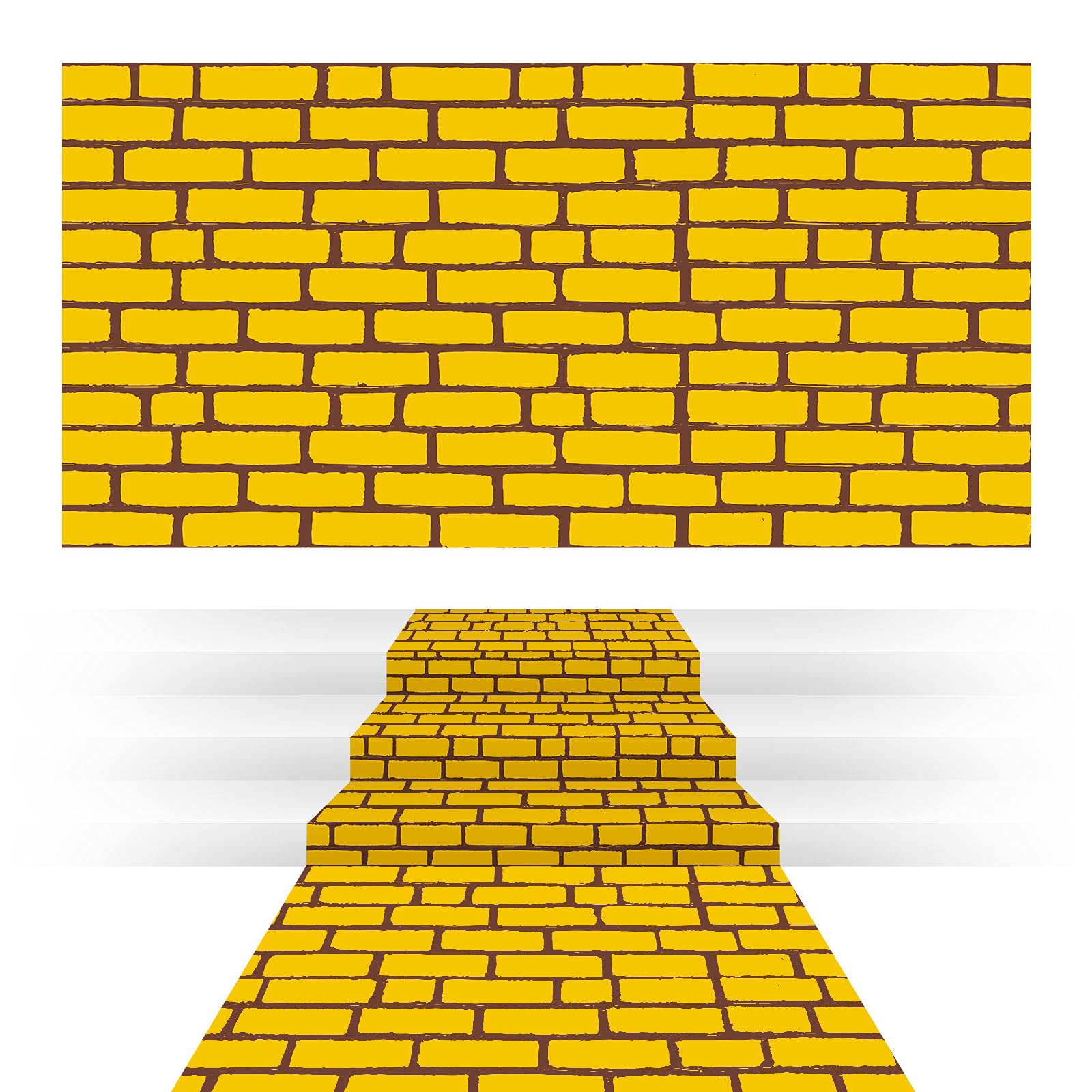 yellow brick road clipart black and white