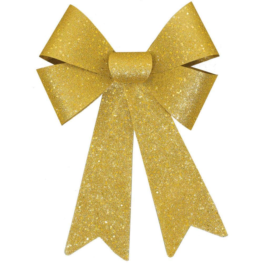 Gold Glitter Ribbon Streamers Confetti Clipart