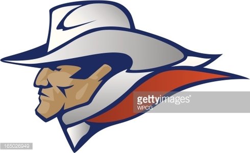 Cowboy Mascot Logo - Bold Western-Themed Sports Emblem