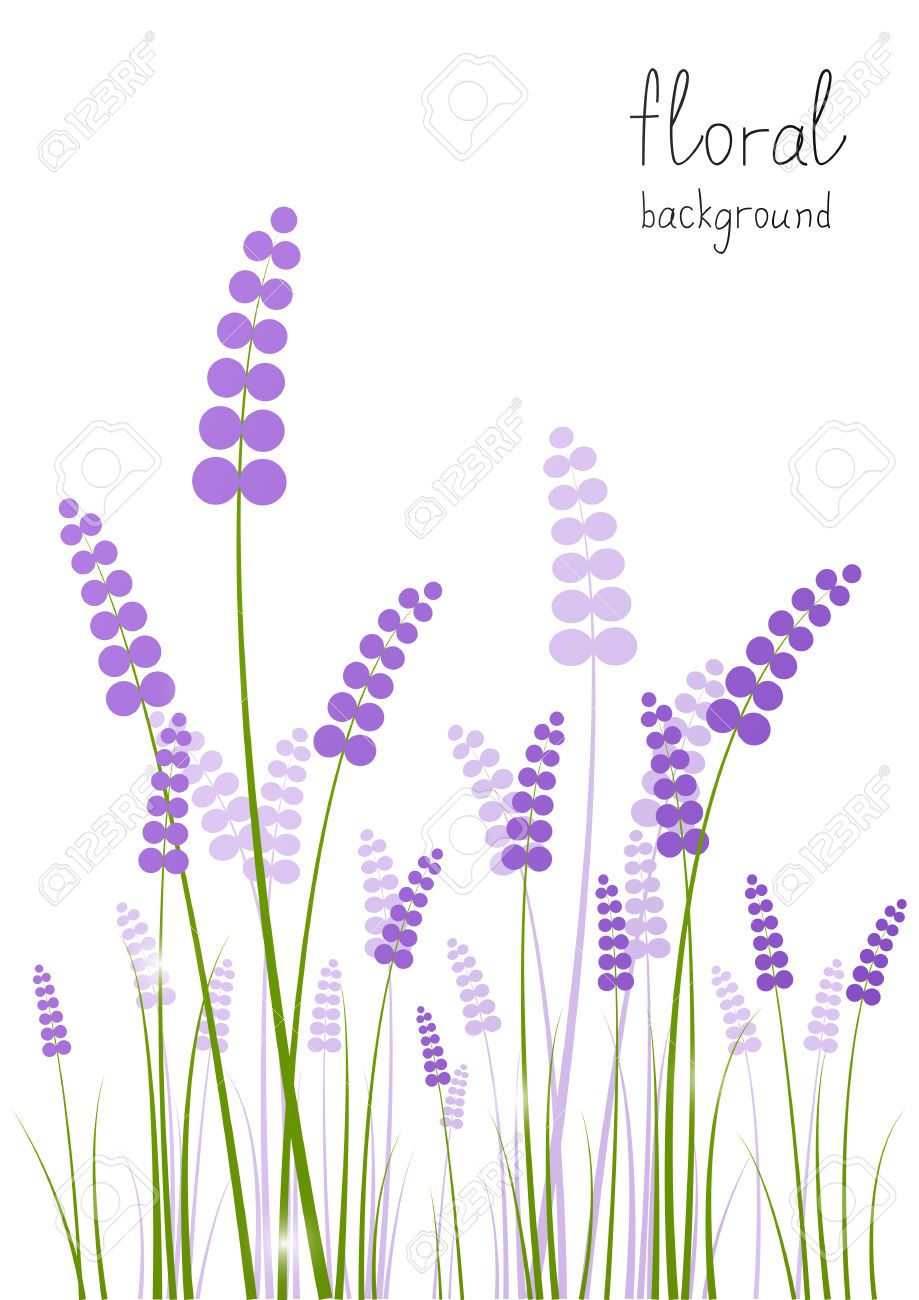 Lavender Clipart Free Graphic by Free Graphic Bundles · Creative - Clip ...