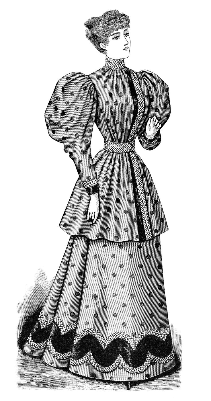 Victorian Lady Picture Clip Art - Old Design Shop Blog - Clip Art Library