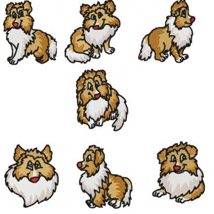 Sheltie Stock Illustrations – 296 Sheltie Stock Illustrations - Clip ...