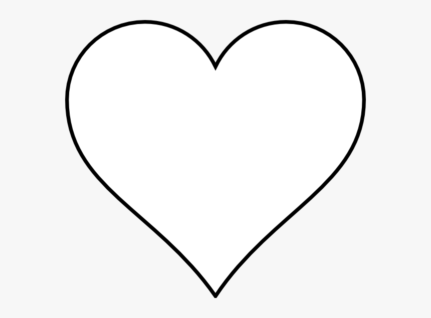 Simple black outline of a classic heart shape on white background.