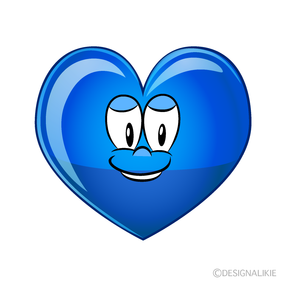 blue heart - Clip Art Library