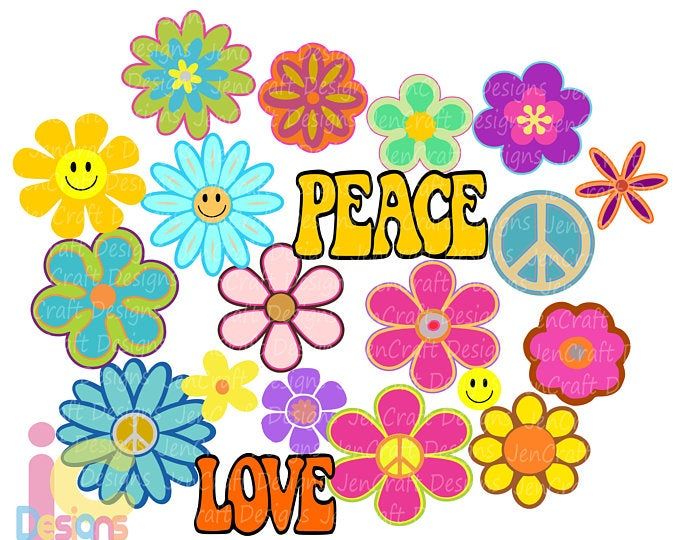 hippie arts - Clip Art Library