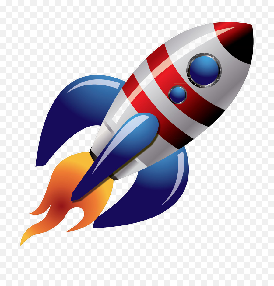 Rocket Launch Illustration - High-Quality PNG for Web & Design