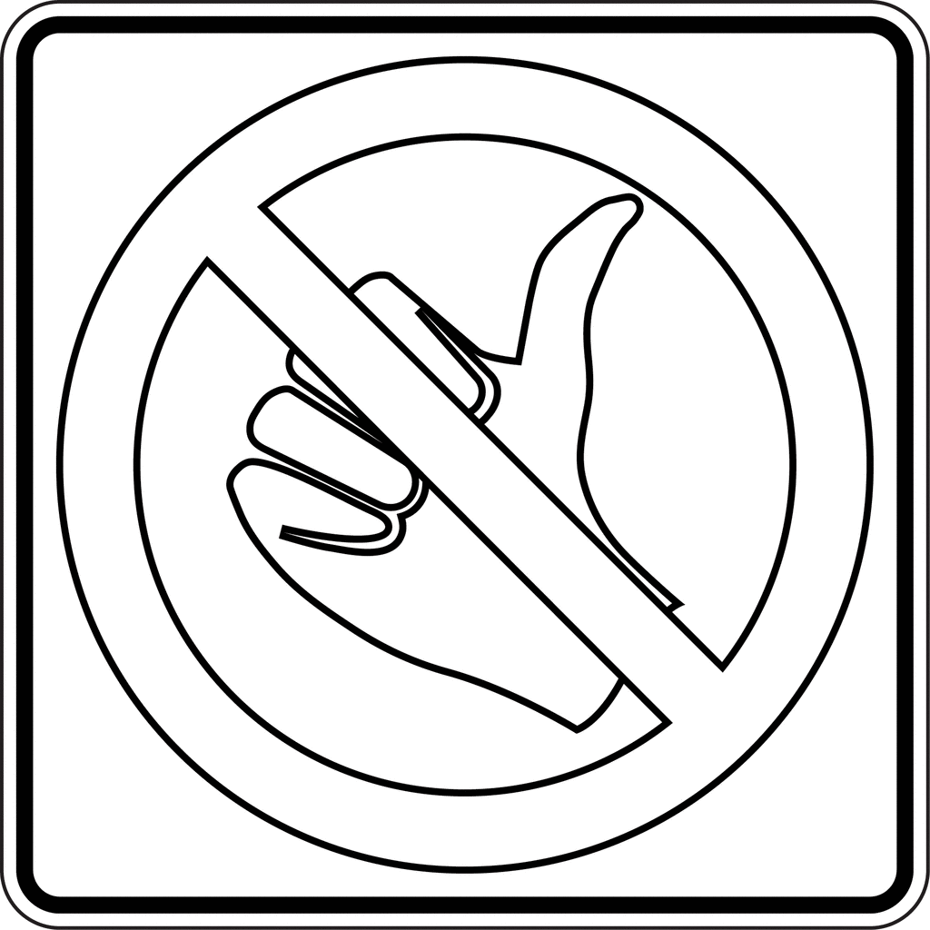 No smoking sign showing a cigarette with smoke crossed out inside a circle and slash.
