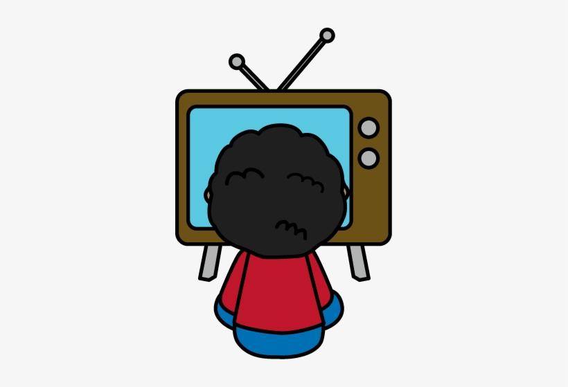 to watch tv clipart