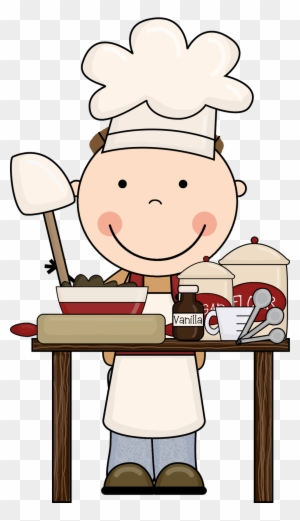 Kids Cooking Activity Clipart - Fun Baking Illustration for Educational & Culinary Sites