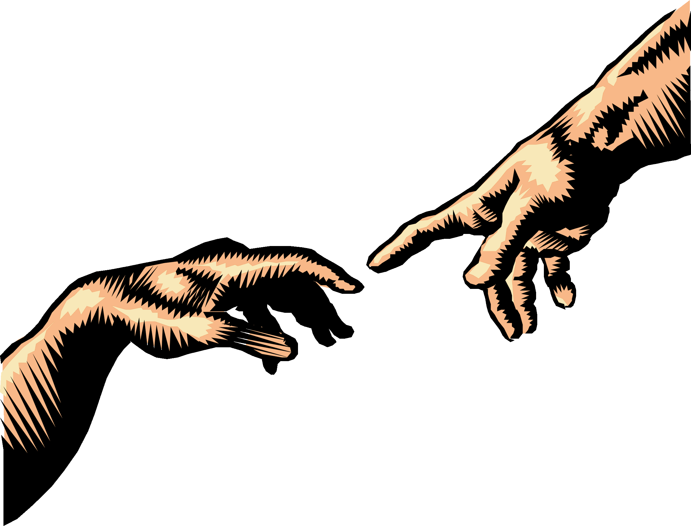 gods hands - Clip Art Library