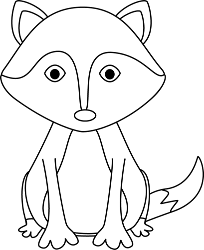 Free Printable Fox Coloring Page for Kids - Simple & Adorable Design