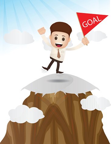 achieving goals clipart