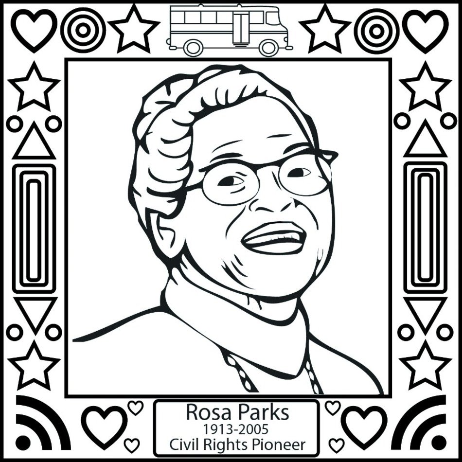 rosa parks Clip Art Library