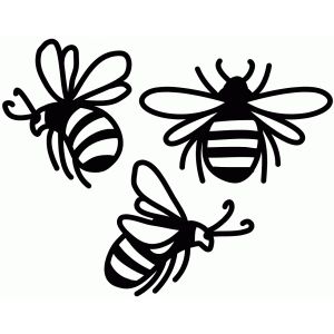 Honey bee SVG, honeybee SVG, bee silhouette PNG. Bumble bee svg file ...