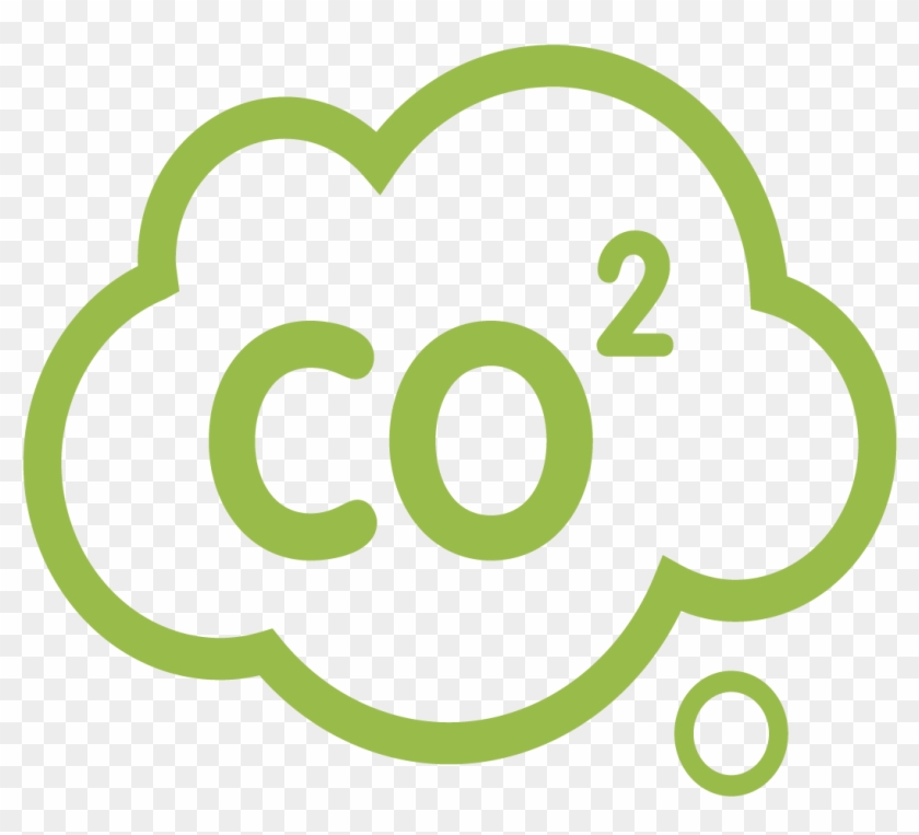 CO₂ Emissions Icon - Visual Representation of Carbon Dioxide in Environmental Contexts