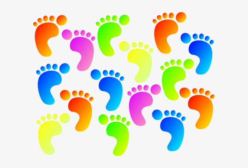 Baby Footprints SVG Clipart By Twingenuity Graphics | TheHungryJPEG ...