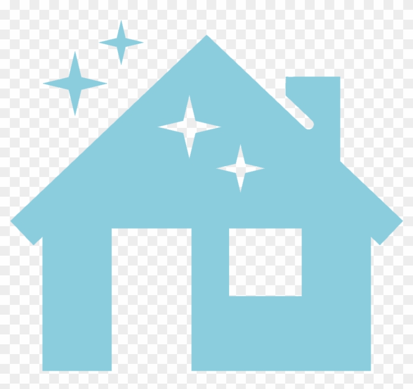 Sparkling Home Icon - Clean, Fresh, and Inviting House Symbol