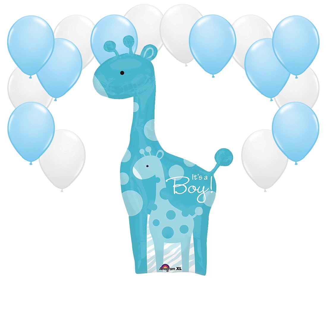 It’s a Boy! Giraffe Balloon Decor - Baby Shower Balloons & Party Supplies
