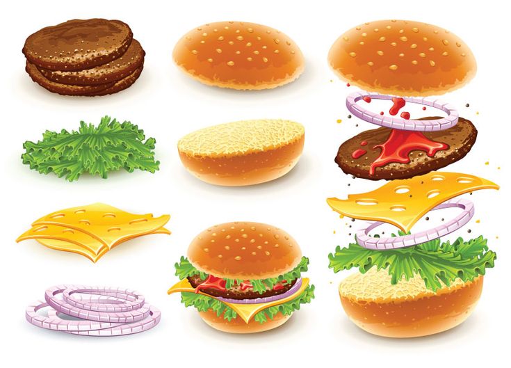 Beef Burger Patty - Clip Art Library