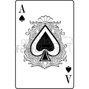 ace of spade clipart