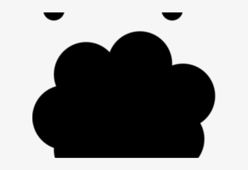 Minimalist Cloud Silhouette Vector Graphic | Free Download