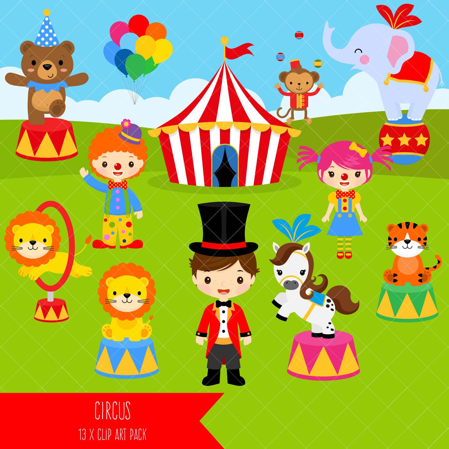 clipart circus