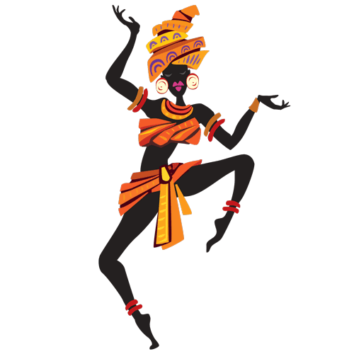 africa dancers - Clip Art Library