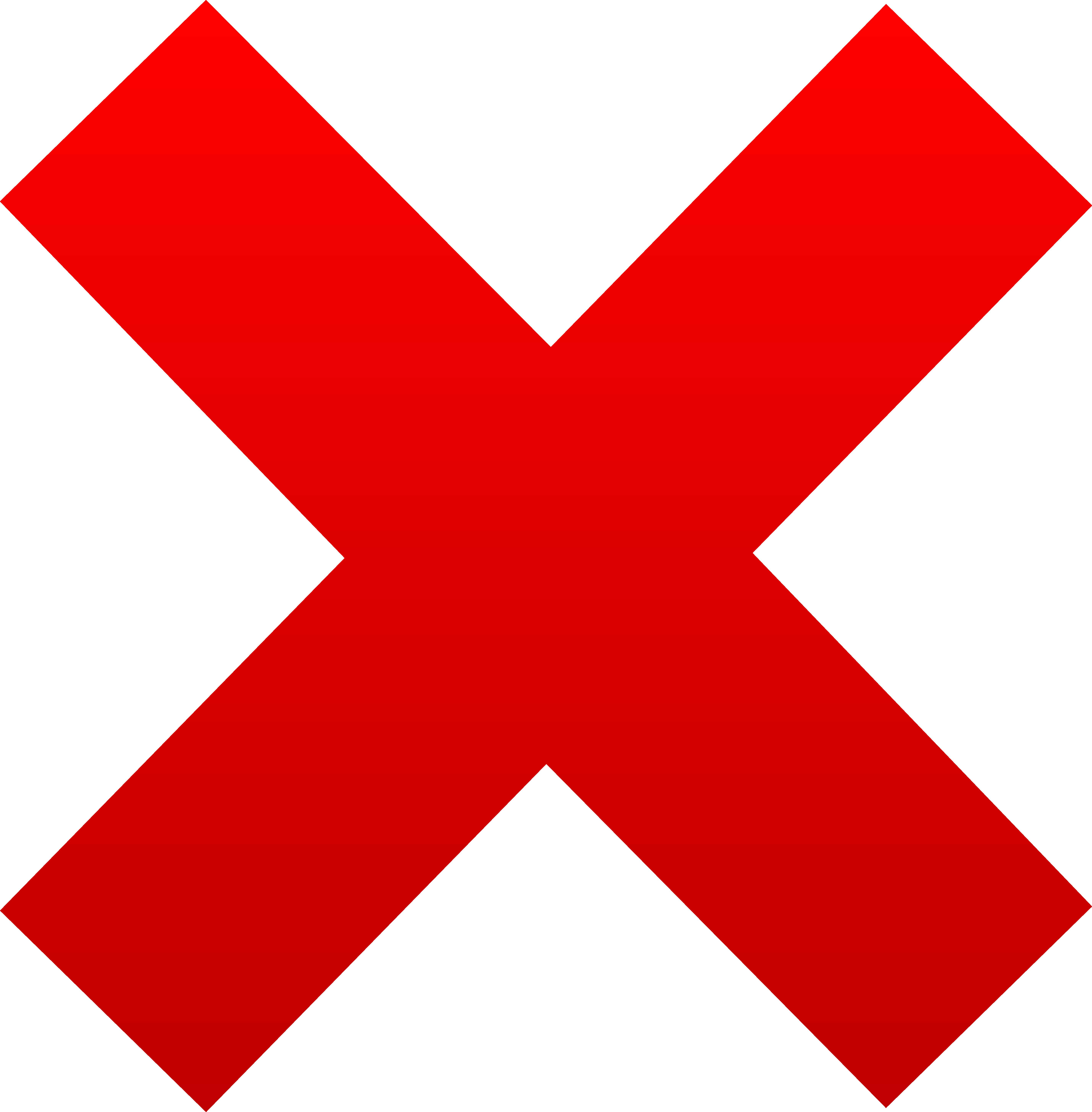 Red X Symbol - Universal Icon for Cancel, Delete, or Error