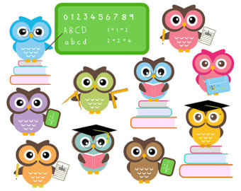 Educational Owl Clipart for Teachers and Kids - Free Download