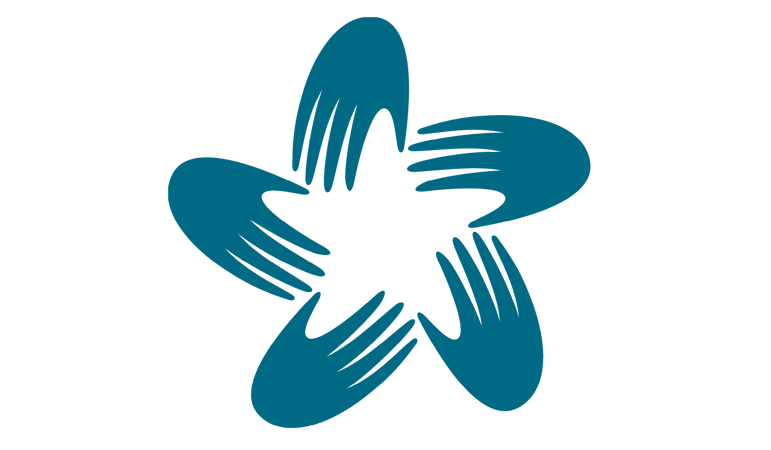 Unity Hands Logo - Symbol of Collaboration and Compassion
