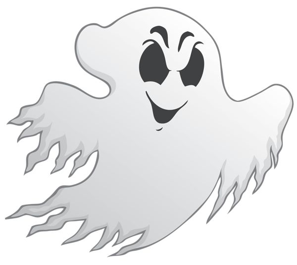 scary ghost - Clip Art Library