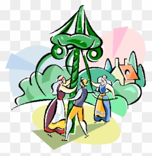 Maypole Dance Celebration - Traditional Spring Festival Activity