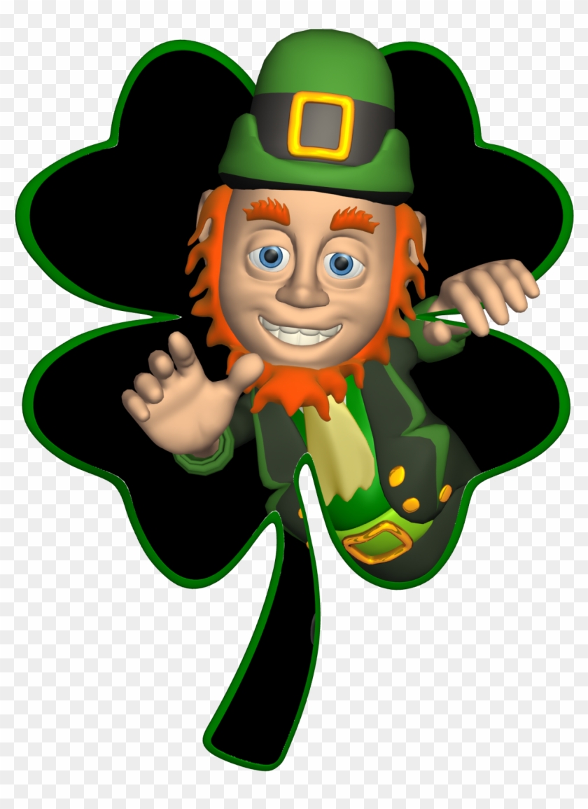 Happy dancing leprechaun isolated cartoon character. Vector - Clip Art ...