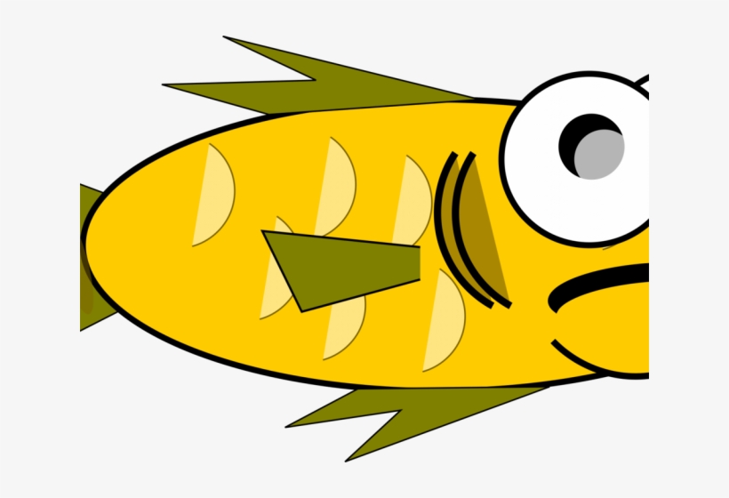 Fun Pineapple Fish Illustration - Playful Sea Creature Clipart