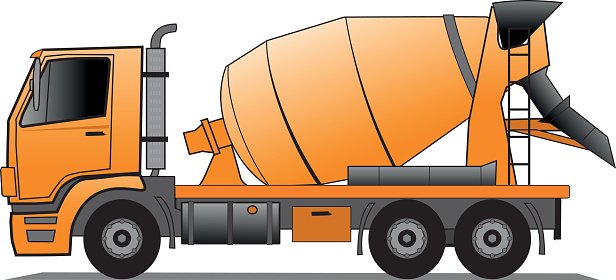 cement mixers - Clip Art Library