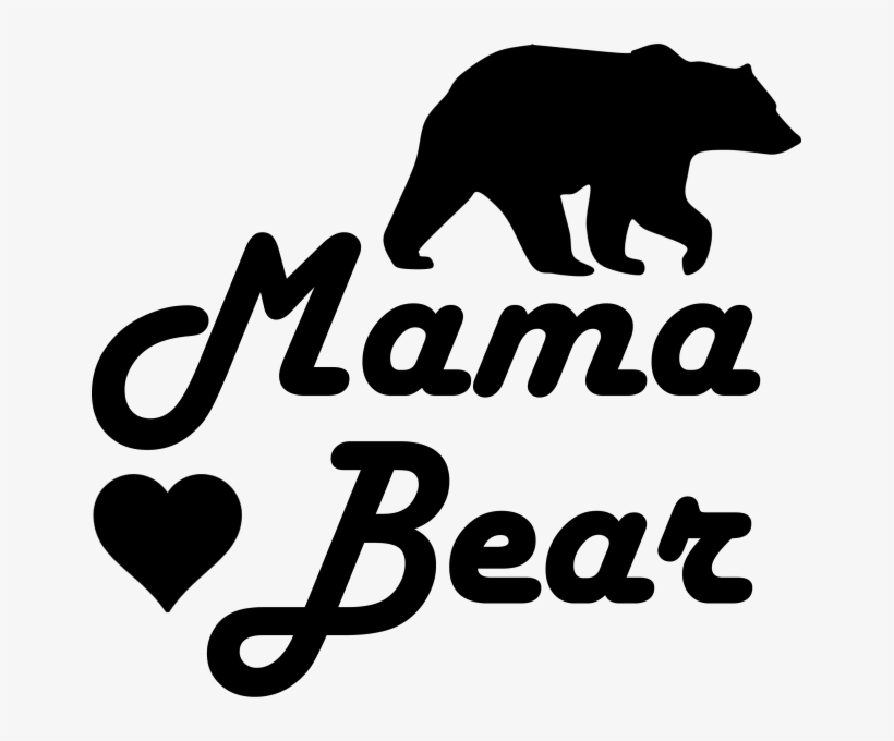 Mama Bear Logo - Protective Parenting Symbol & Design