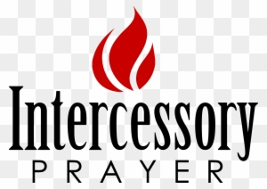 Red flame icon above the text "Intercessory Prayer" on transparent background.