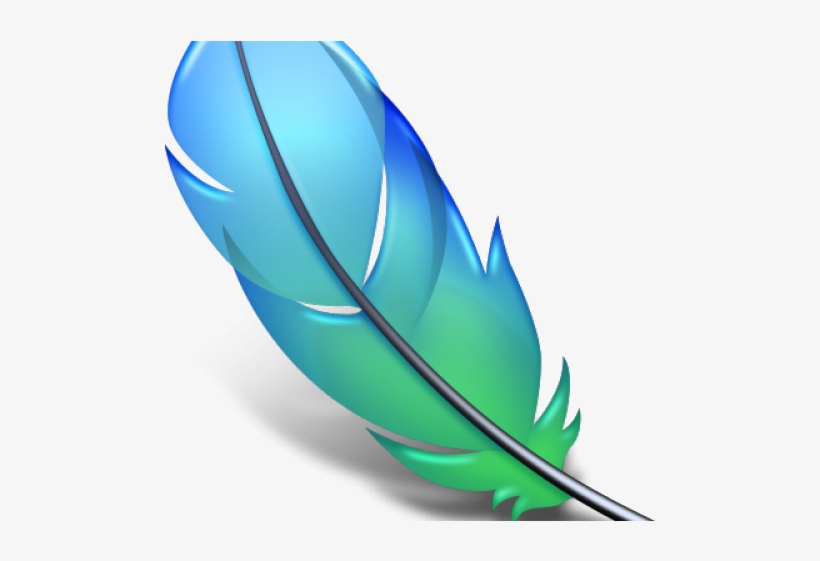 A stylized blue-to-green gradient feather with a metallic shaft, symbolizing the Apache HTTP Server logo.