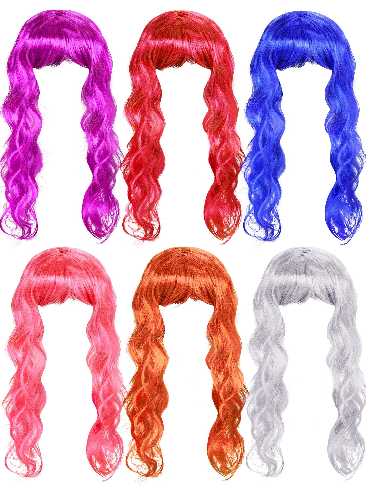 CHAMAIR Cosplay Wig Black Cosplay Costume Long Hair Wig Washable Clip 