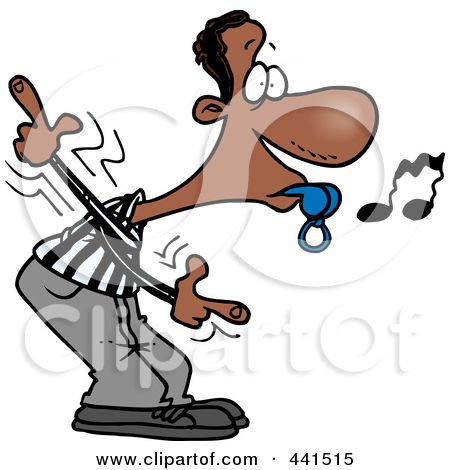 Animated Referee Clipart - Whistle, Gesture, and Action for Sports Content