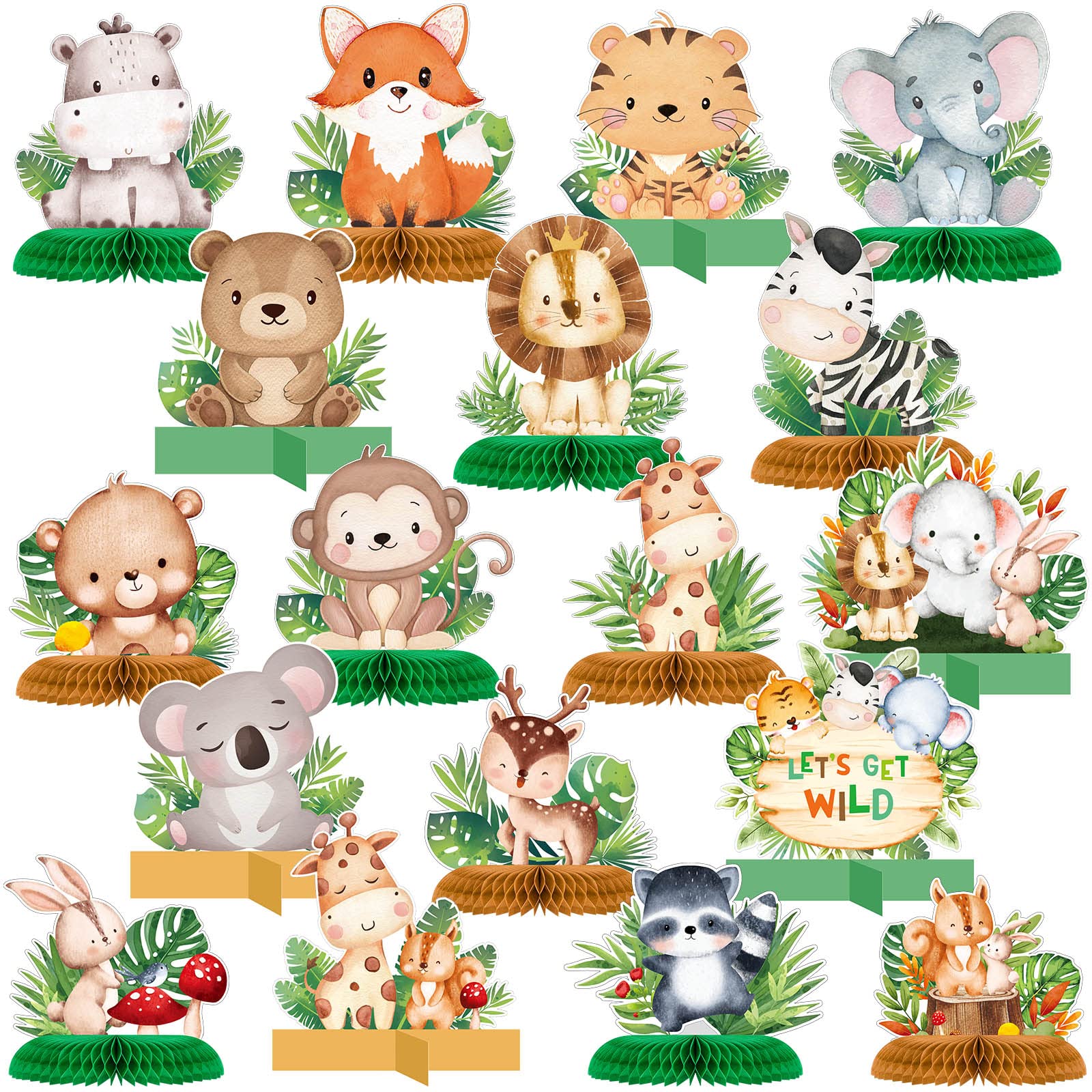 Baby safari animals clipart Cute zoo animals clipart - Clip Art Library