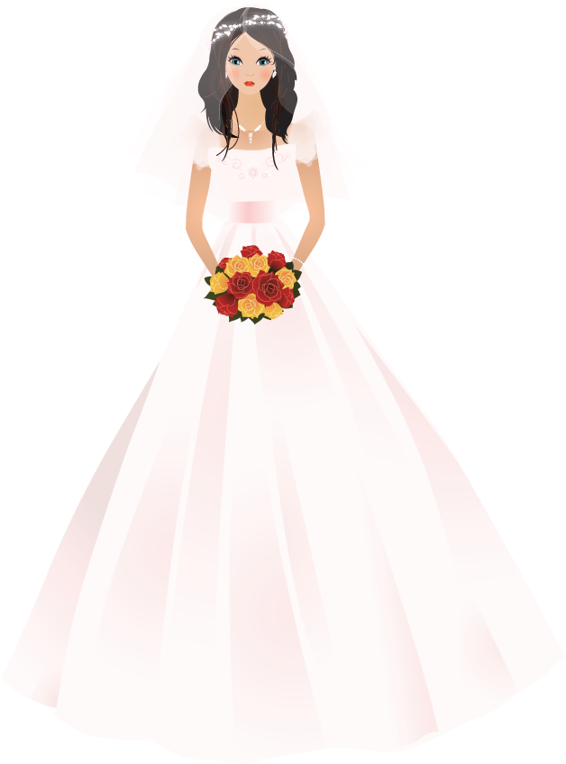 bride veils - Clip Art Library